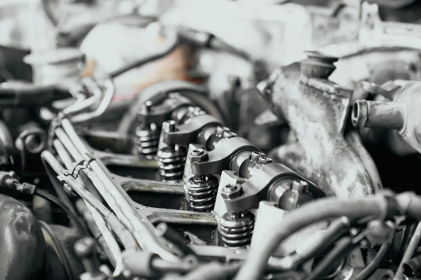 Motor de automóvil que representa la historia de Vicaria
